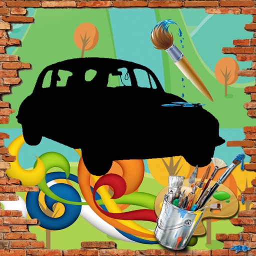 Coloring Fors Kids Game car Edition icon