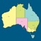 Australia Map Master Lite - audio learning, puzzle game and test