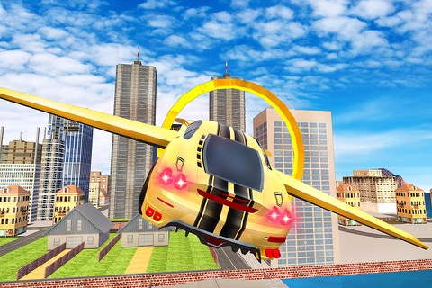 Futuristic Flying Car Drive 3D - Extreme Car Driving Simulator with Muscle Car & Airplane Flight Pilot FREEのおすすめ画像3
