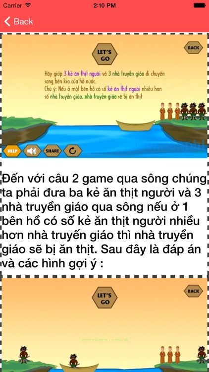 Dap an Qua Song IQ - Đáp án Qua Sông IQ