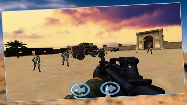 Commandos Operation in Desert Pro - 3d Army shoot games