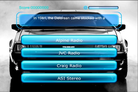 DeLorean Trivia screenshot 2