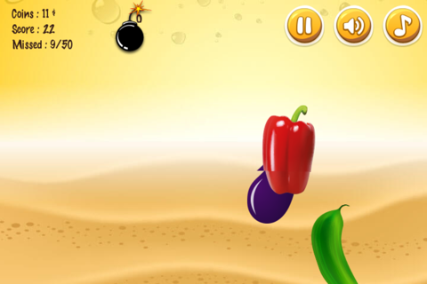 Vegetable Cutter Ninja Style screenshot 4