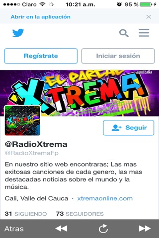 Radio Xtrema screenshot 3