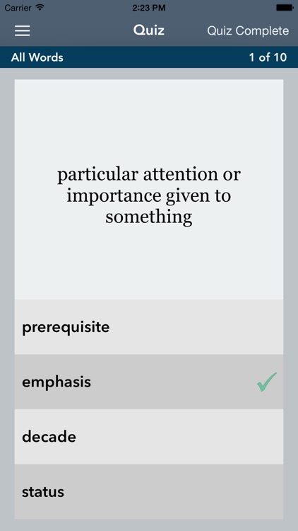 TOEFL® Vocabulary Builder screenshot-3