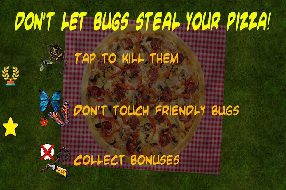Pizza Defense : Pizza games, bug games,killing games screenshot 2
