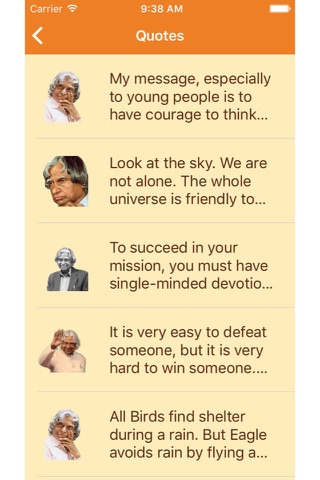 A. P. J. Abdul Kalam - The best quotes screenshot 2