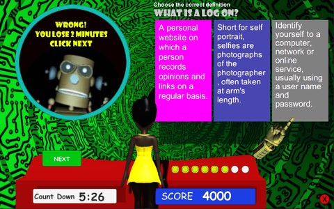 Roboto's Internet Countdown screenshot 4