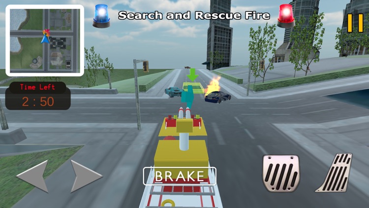 Fire Truck Simulator - Emergency Rescue 3D 2016 screenshot-3