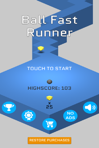Ball Fast Runner - Collect Gem on the Route screenshot 4