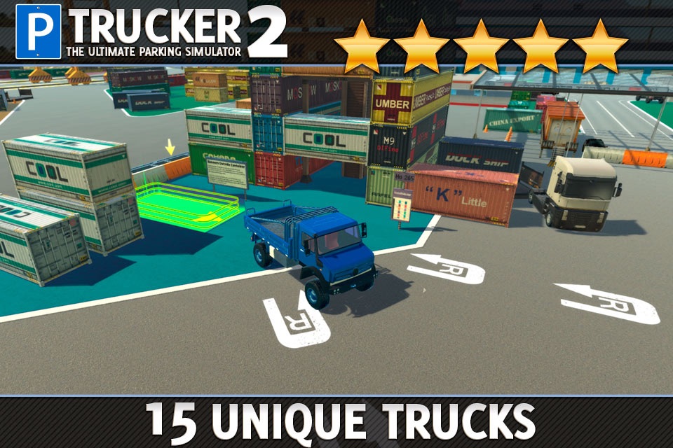 Trucker Parking Simulator 2 a Real Monster Truck & Lorry Driving Test screenshot 4