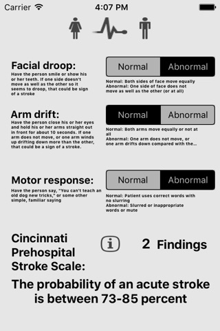 Cincinnati Prehospital Stroke Scale screenshot 3