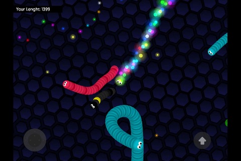 Endless Snake.io - Never Ending Slither Worm Eater Color Dot Game screenshot 4