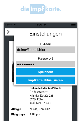 Impfkarte screenshot 4