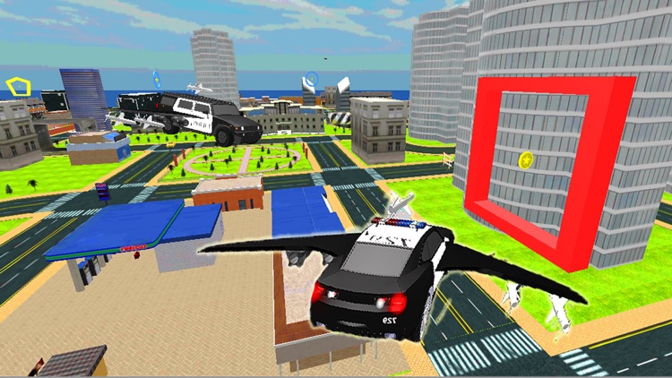 Flying Police Car 3D Driver – Reckless Chasing of Mafia Gangster Auto