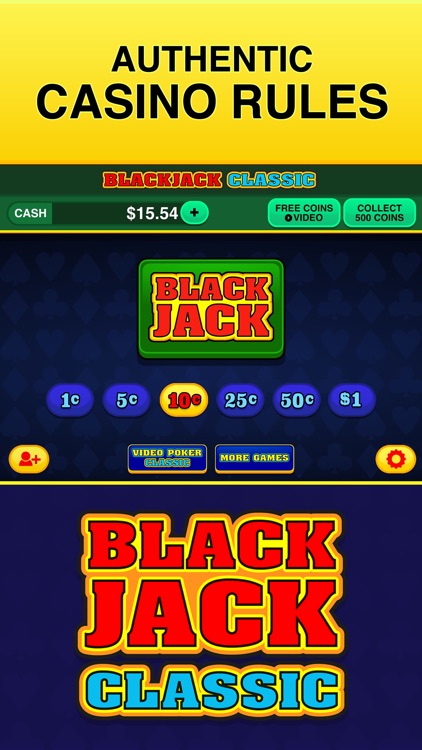 Blackjack Classic - FREE 21 Vegas Casino Video Blackjack Game