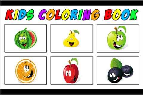 pictures fruits game - My Apps Colorings Books For Kids Free screenshot 2