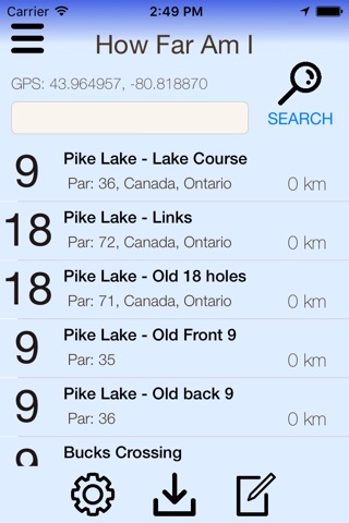 How Far Am I? - GPS Golf Rangefinder Application screenshot 3