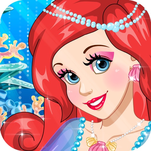 Barbie makeup Mermaid Princess new hairstyle - Barbie doll Beauty Games Free Kids Games