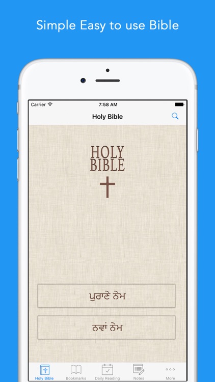 Punjabi Bible: Easy to use Bible app in Punjabi for daily Bible book reading