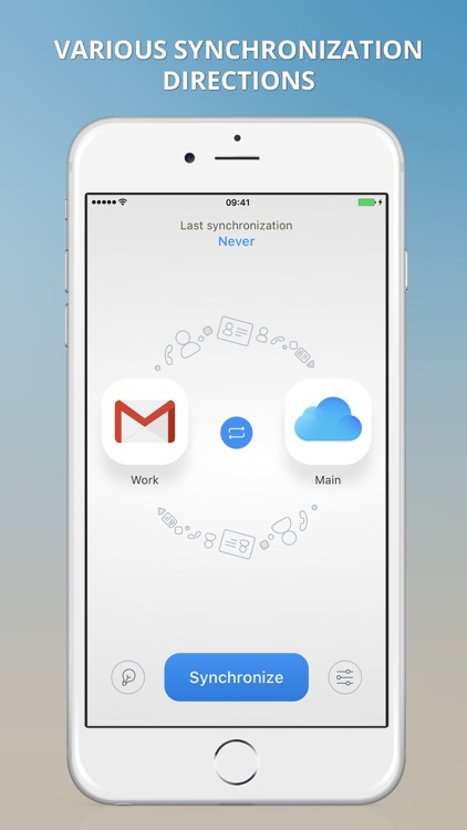 1Sync: contacts sync for Gmail, iCloud, Outlook screenshot-0