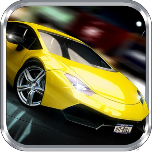 Speed Racing Car: Red Night Icon