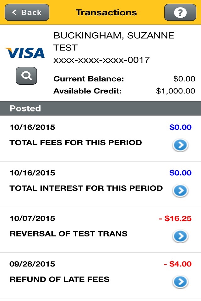 NIHFCU Visa Credit Card screenshot 3