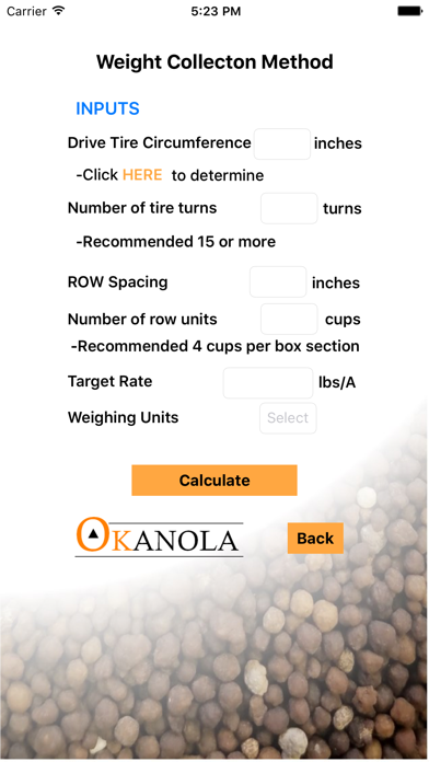 How to cancel & delete Grain Drill Calibration Calculator from iphone & ipad 3