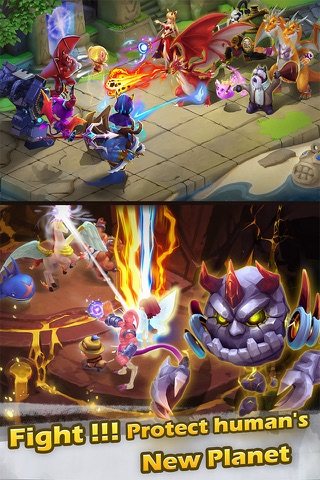 Dragon Feud : Family city simulation and Pet battle card evolution games screenshot 3