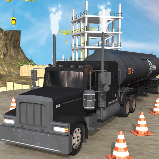 Cargo Truck Parking n Driving on Road of Bones icon