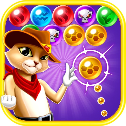 Rescue Witch Kitty Cat Pop - World Bubble Shooter Puzzle Icon