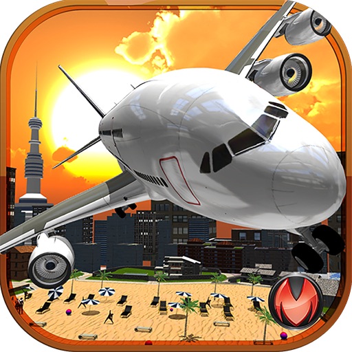 Tourist Plane Pilot Simulator Icon