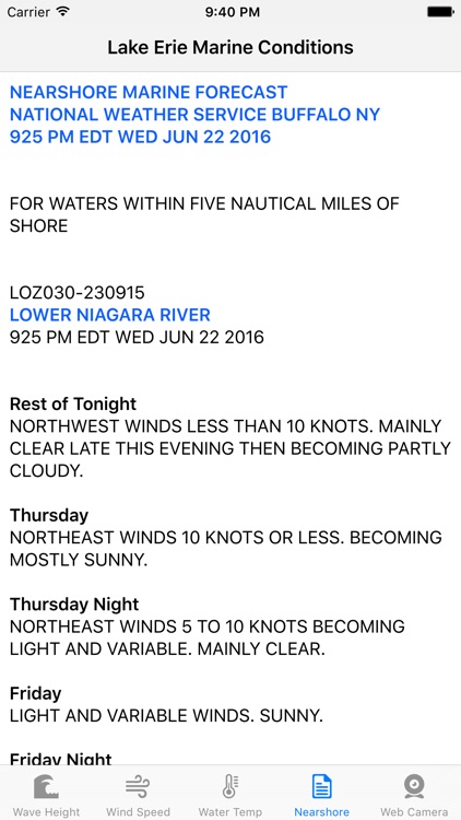 Lake Erie - Marine Conditions screenshot-3