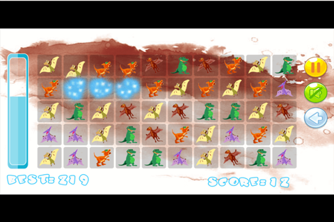 dinosaur world match - dinosaurs games for kids Free screenshot 2