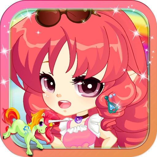 Rainbow Girl - Fashion Dress Up Salon Games