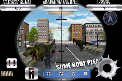 Wild Carnosaurus Hunt Pro - Dino City 3D Simulator screenshot 3