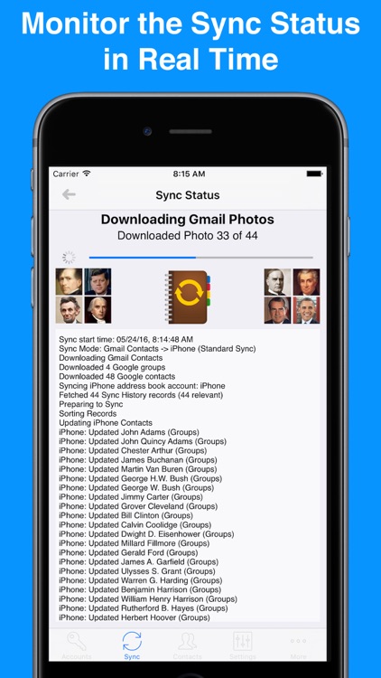 Contacts Sync for Google Gmail screenshot-3