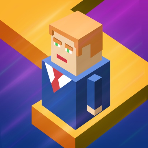 Trump on the Cloud - Clould path edition icon
