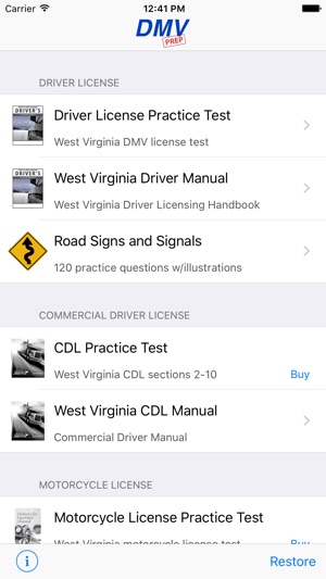 West Virginia DMV Test Prep(圖1)-速報App