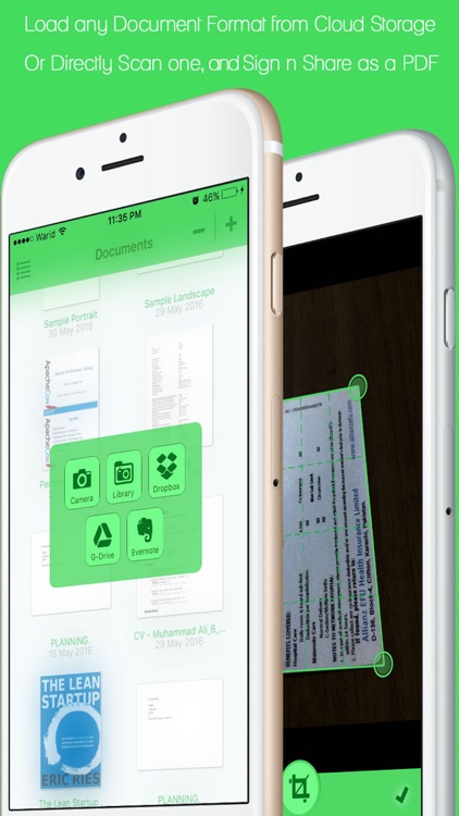 JustSign - Sign PDF n Documents, Convert any Document to PDF with Drobox, Google-Driver & Evernote