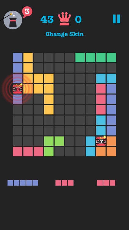 Block Fit - Impossible world of puzzle 10/10 grid with color blocks