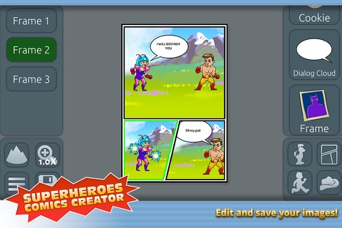Superheroes Comics Creator Pro screenshot 4