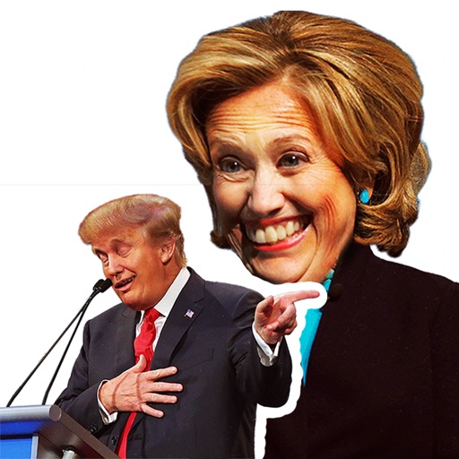 ElectMoji : Election & vote emoji sticker keyboard by Donald Trump, Hillary Clinton, Ted Cruz