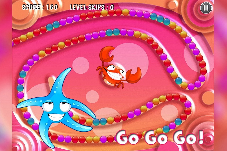 Little Mermaid Marble Blast - New cool game for bubbles ball shooter 2016 screenshot 3