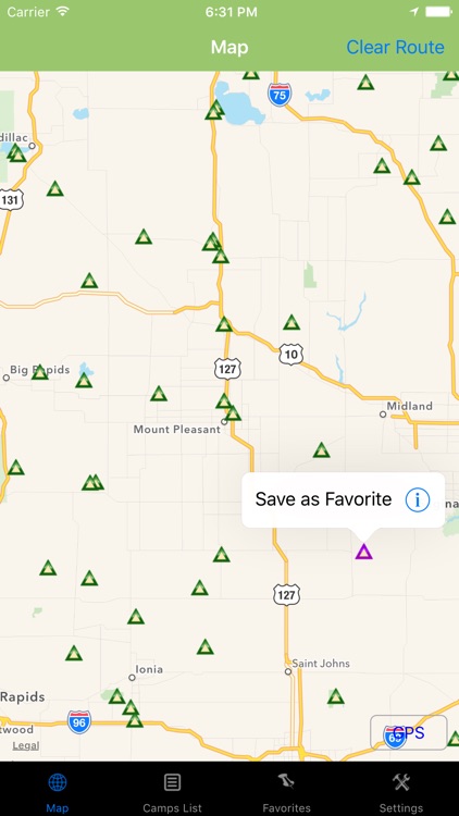 Michigan – Camping & RV spots
