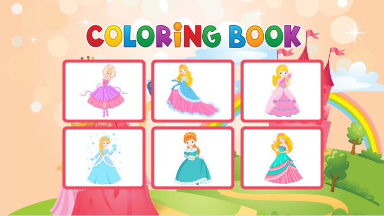 Princess Coloring Book - Painting Game for Kids