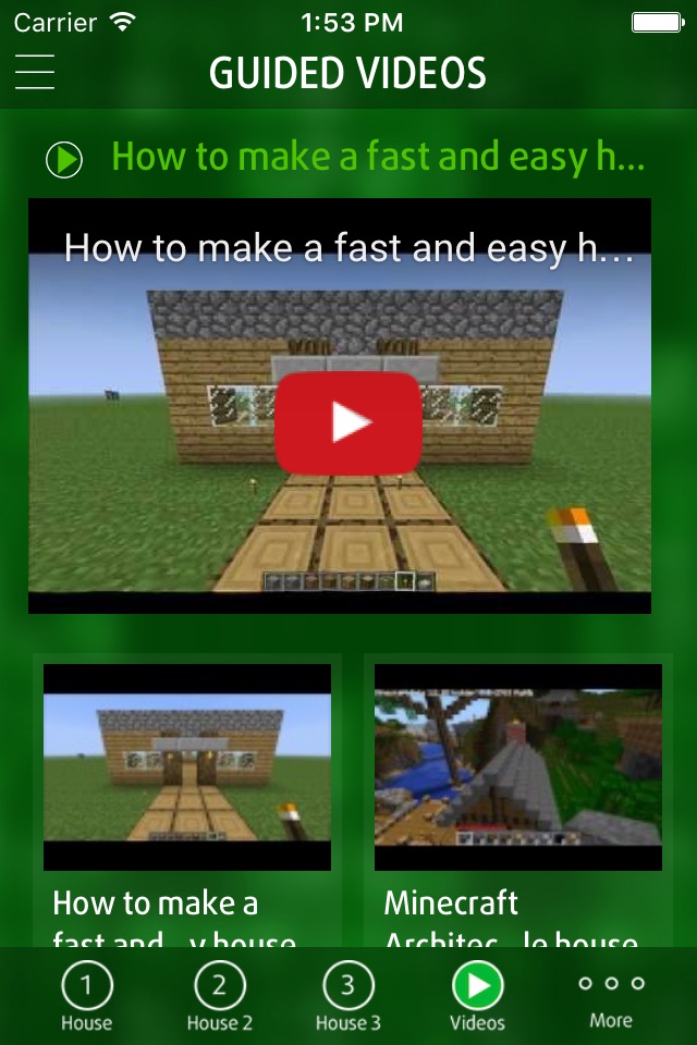 Guide for Building House - for Minecraft PE Pocket Edition screenshot 2