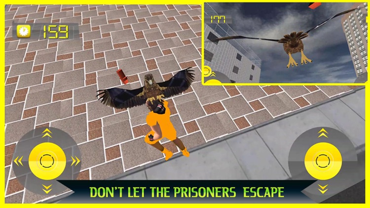 Police Eagle Prisoner Escape - Control City Crime Rate Chase Criminals, Robbers & thieves