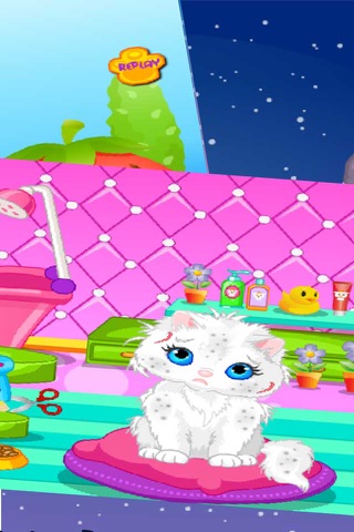 amour Kitten prendre un bain:Prenez soin de bébés screenshot 2