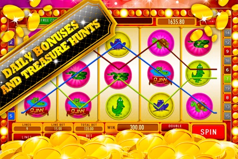 Reptile Fun Slots: Hit the special frog jackpot by playing the new digital coin gambling screenshot 3